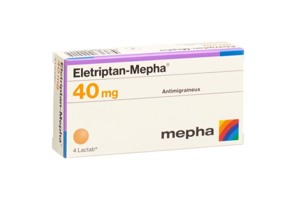 Eletriptan-Mepha Filmtabl 40 mg 4 Stk