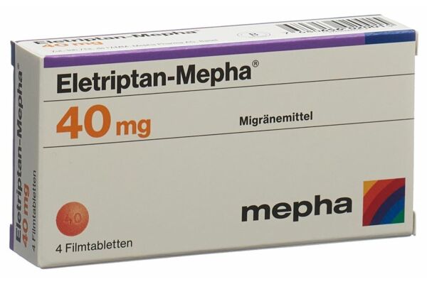 Eletriptan-Mepha Filmtabl 40 mg 4 Stk