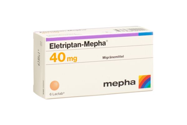 Eletriptan-Mepha Filmtabl 40 mg 6 Stk