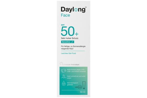 Daylong Sensitive Face Gel-Fluid SPF50+ Tb 50 ml