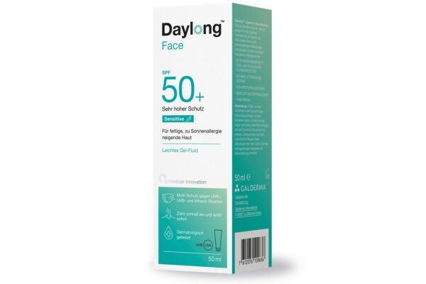 Daylong Sensitive Face Gel-Fluid SPF50+ Tb 50 ml