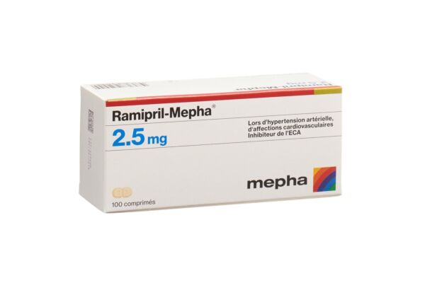 Ramipril-Mepha Tabl 2.5 mg 100 Stk