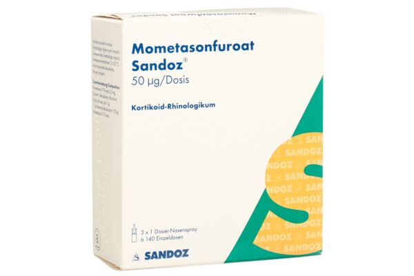 Mometasonfuroat Sandoz Nasenspray 50 mcg 3 Dosierspr 140 Dos