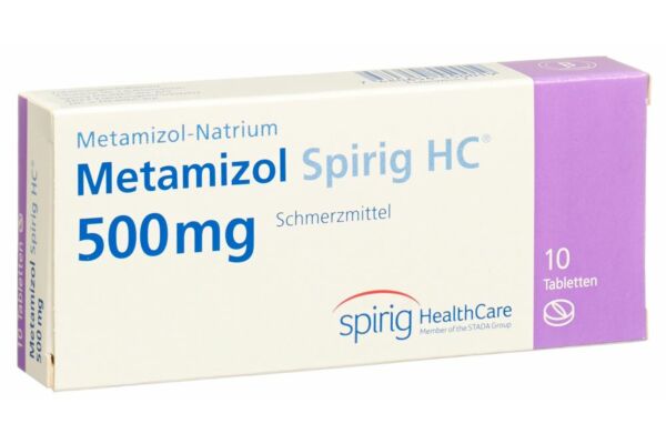 Métamizole Spirig HC cpr 500 mg 10 pce