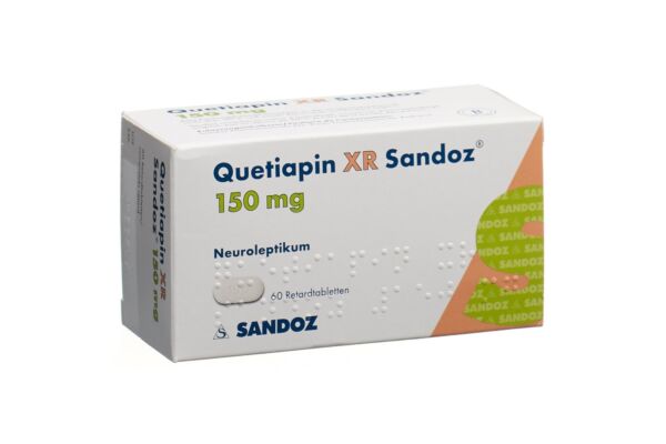 Quetiapin XR Sandoz Ret Tabl 150 mg 60 Stk