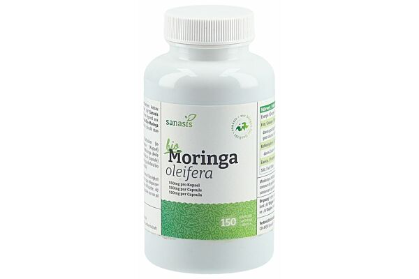 Sanasis Moringa caps bio bte 150 pce