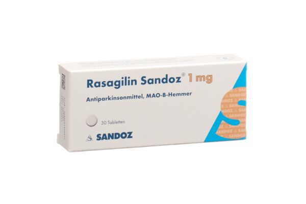 Rasagilin Sandoz Tabl 1 mg 30 Stk