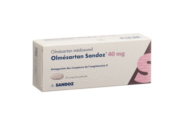 Olmesartan Sandoz Filmtabl 40 mg 28 Stk