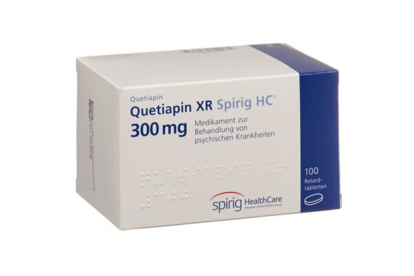 Quetiapin XR Spirig HC Ret Tabl 300 mg 100 Stk