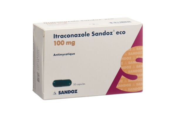 Itraconazol Sandoz eco Kaps 100 mg 30 Stk