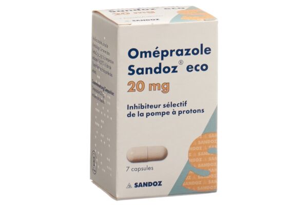 Omeprazol Sandoz eco Kaps 20 mg Ds 7 Stk