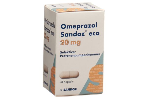 Omeprazol Sandoz eco Kaps 20 mg Ds 28 Stk