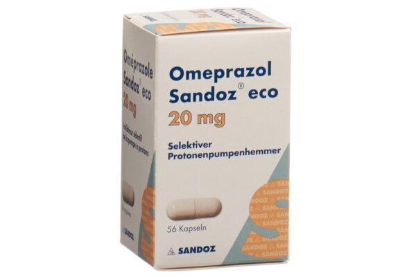 Omeprazol Sandoz eco Kaps 20 mg Ds 56 Stk