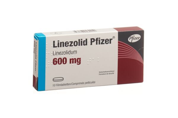 Linezolid Pfizer cpr pell 600 mg 10 pce