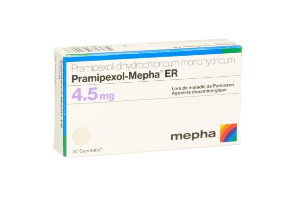 Pramipexol-Mepha ER Depotabs 4.5 mg 30 Stk