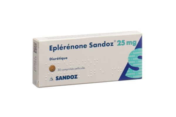 Eplerenon Sandoz Filmtabl 25 mg 30 Stk