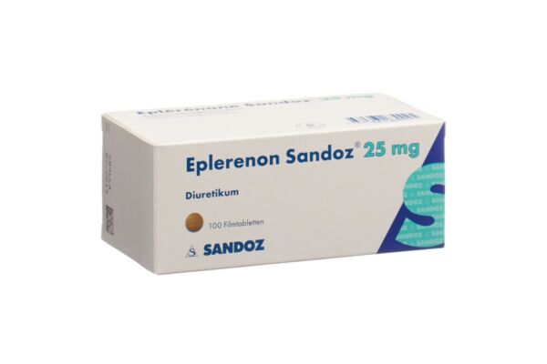 Eplerenon Sandoz Filmtabl 25 mg 100 Stk