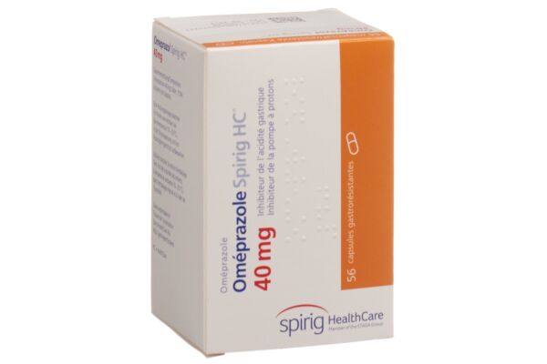 Omeprazol Spirig HC Kaps 40 mg Ds 56 Stk