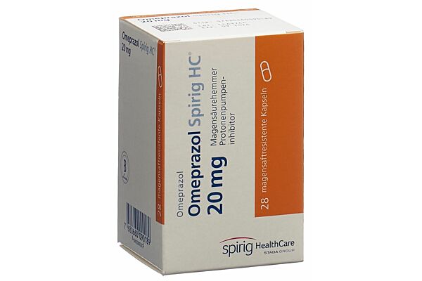 Omeprazol Spirig HC Kaps 20 mg Ds 28 Stk