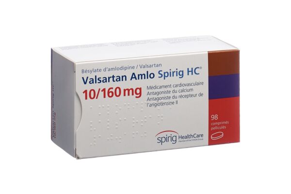 Valsartan Amlo Spirig HC Filmtabl 10/160mg 98 Stk