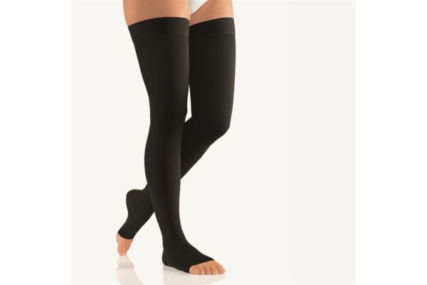 Bort Vital AG CCL2 II pointe ouverte large-normal noir bande adhésive 1 paire