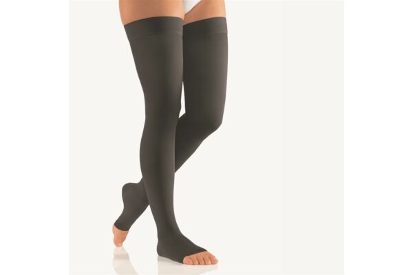 Bort Vital AG CCL2 VI pointe ouverte large-normal anthracite bande adhésive 1 paire