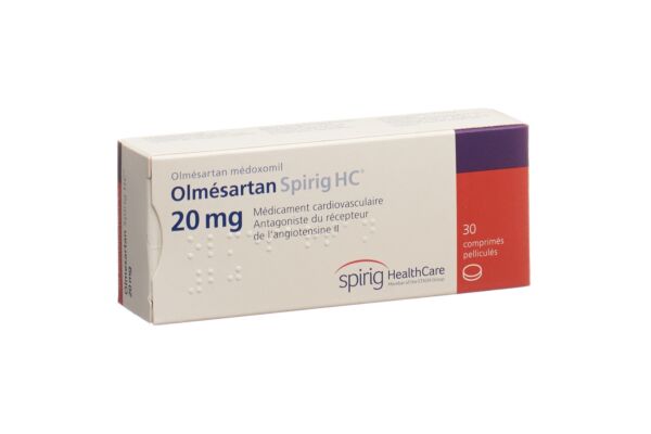 Olmesartan Spirig HC Filmtabl 20 mg 30 Stk