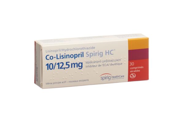 Co-Lisinopril Spirig HC Tabl 10/12.5 mg 30 Stk