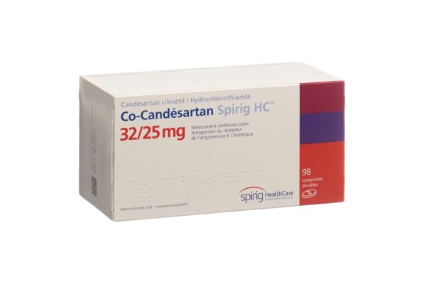 Co-Candesartan Spirig HC Tabl 32/25mg 98 Stk