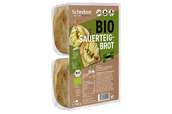 Schnitzer Bio Sauerteigbrot Chia Quinoa 500 g