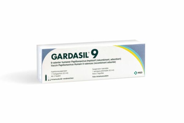 Gardasil 9 Inj Susp in Fertigspritze 0.5 ml