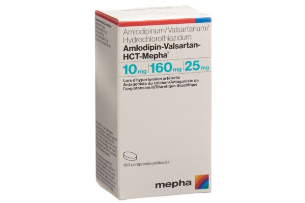 Amlodipin-Valsartan-HCT-Mepha Filmtabl 10mg/160mg/25mg 100 Stk