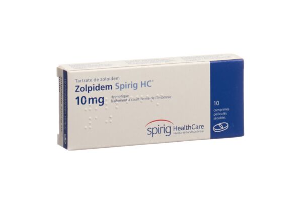 Zolpidem Spirig HC cpr pell 10 mg 10 pce