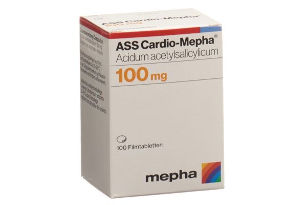 ASS Cardio-Mepha Filmtabl 100 mg Ds 100 Stk