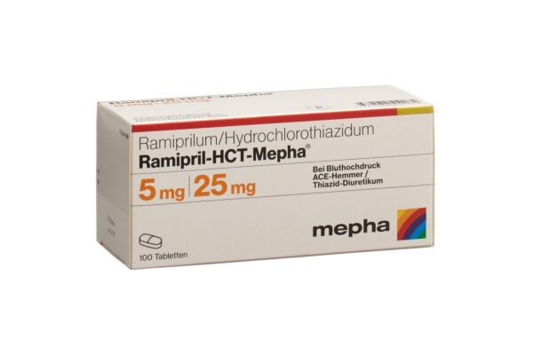 Ramipril-HCT-Mepha cpr 5/25 100 pce