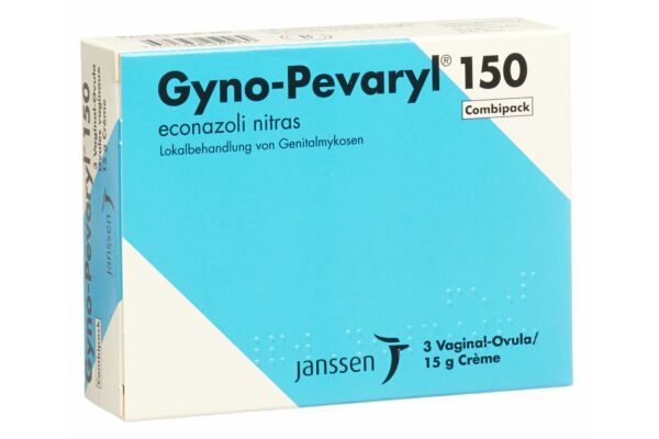 Gyno-Pevaryl 150 emballage combiné crème 15 g + ovules 3 pièces