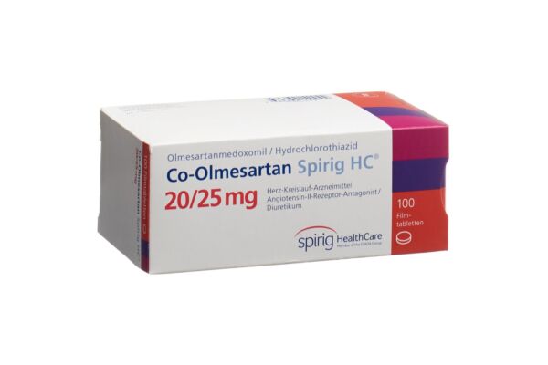 Co-Olmesartan Spirig HC Filmtabl 20 mg/25 mg 100 Stk