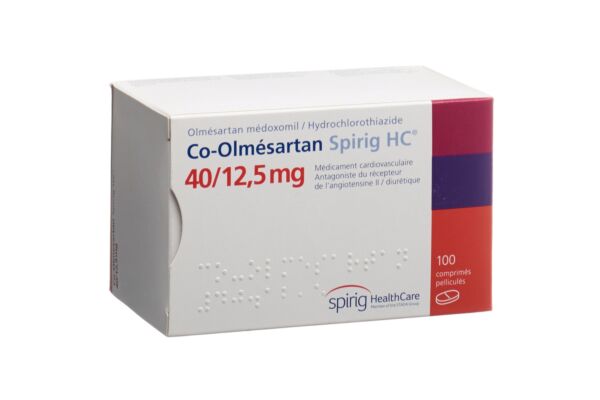 Co-Olmesartan Spirig HC Filmtabl 40 mg/12.5 mg 100 Stk