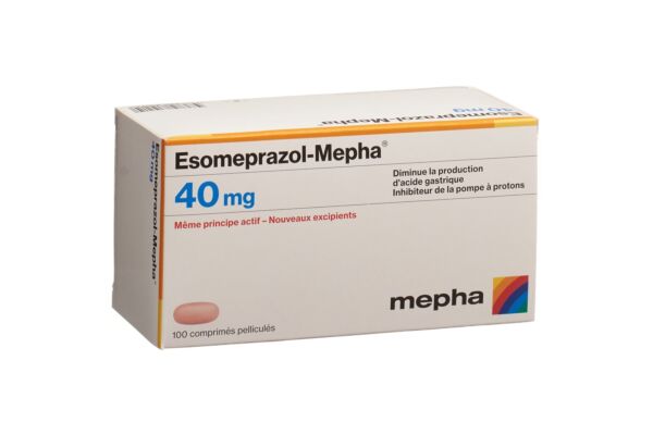 Esomeprazol-Mepha Filmtabl 40 mg 100 Stk