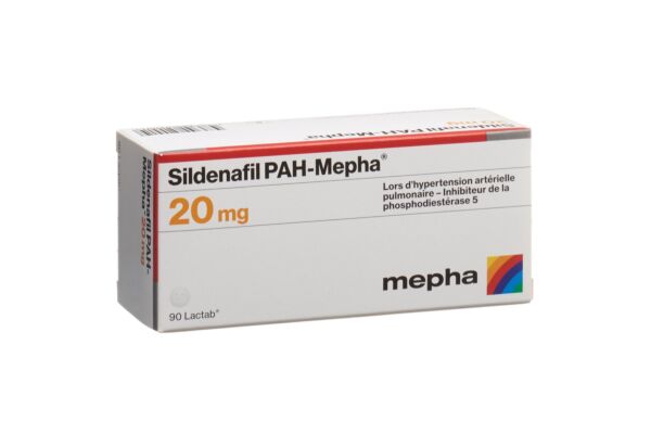 Sildenafil PAH-Mepha cpr pell 20 mg 90 pce