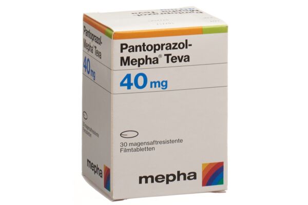 Pantoprazol-Mepha Teva Filmtabl 40 mg Ds 30 Stk