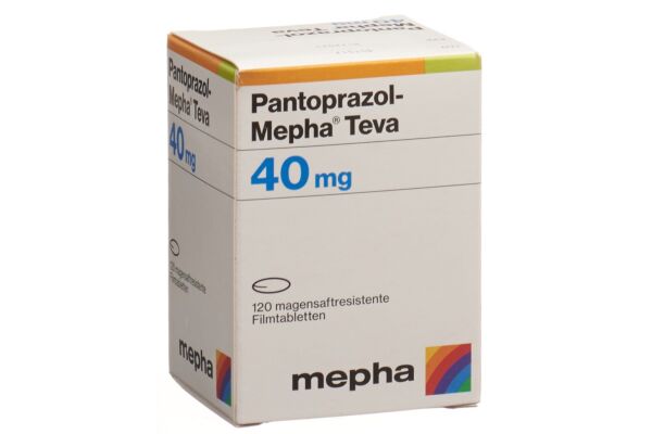 Pantoprazol-Mepha Teva Filmtabl 40 mg Ds 120 Stk