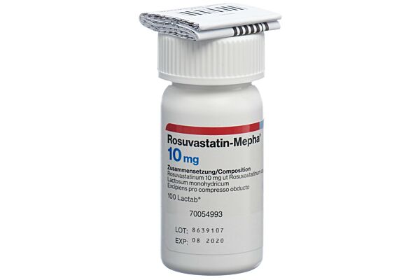 Rosuvastatin-Mepha cpr pell 10 mg 100 pce