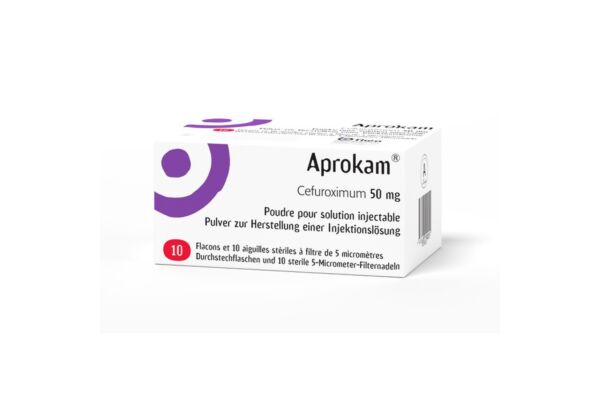 Aprokam Trockensub 50 mg + 10 sterile Filternadeln Durchstf 10 Stk