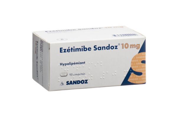 Ezétimibe Sandoz cpr 10 mg 98 pce