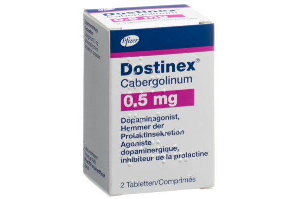 Dostinex Tabl 0.5 mg Fl 2 Stk