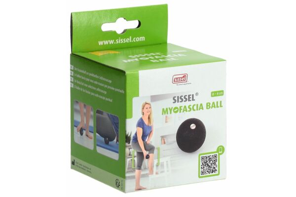 SISSEL Myofascia Ball Ø 8cm schwarz