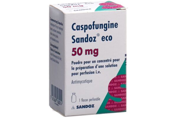 Caspofungine Sandoz eco subst sèche 50 mg vial