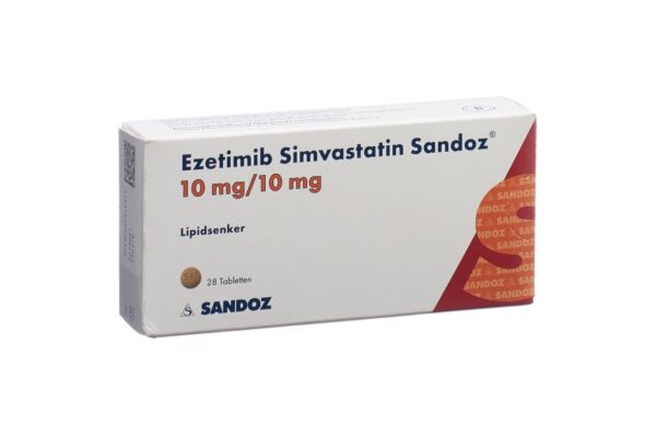 Ezétimibe Simvastatine Sandoz cpr 10/10 mg 28 pce