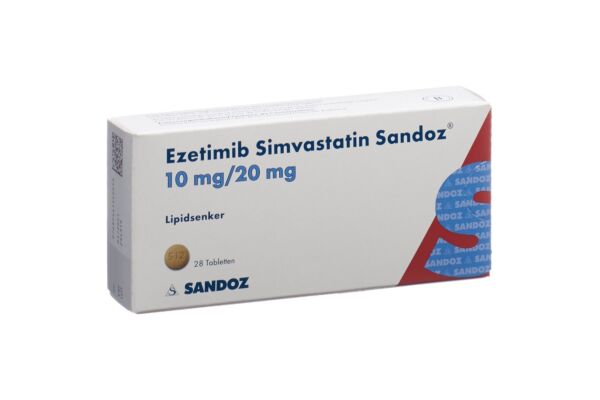 Ezetimib Simvastatin Sandoz Tabl 10/20 mg 28 Stk